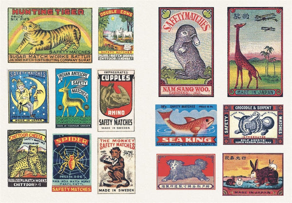 Vintage Matchboxes: A Little Sticker Book