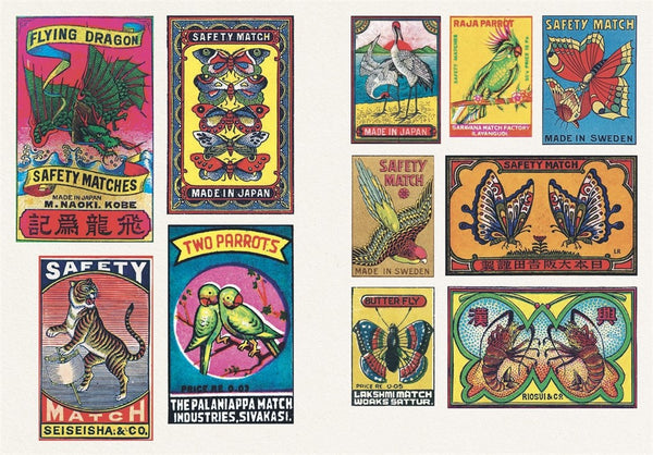 Vintage Matchboxes: A Little Sticker Book
