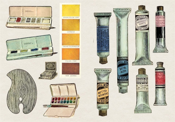 The Artist's Studio: A Little Sticker Book