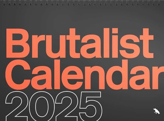 Brutalist Calendar 2025