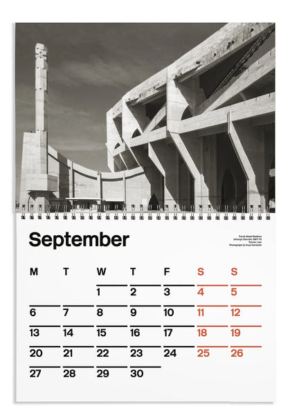 Brutalist Calendar 2027