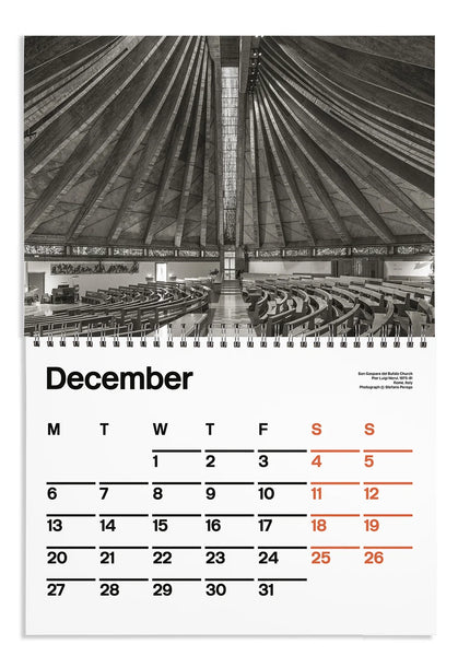 Brutalist Calendar 2027