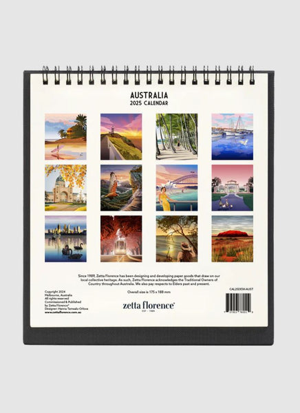 Australia 2025 Desk Calendar