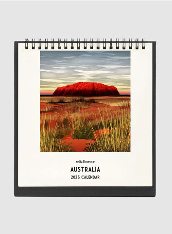 Australia 2025 Desk Calendar