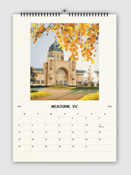 Australia 2025 Wall Calendar