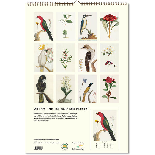 Art of the 1st and 3rd Fleets 2024 Wall Calendar Large
