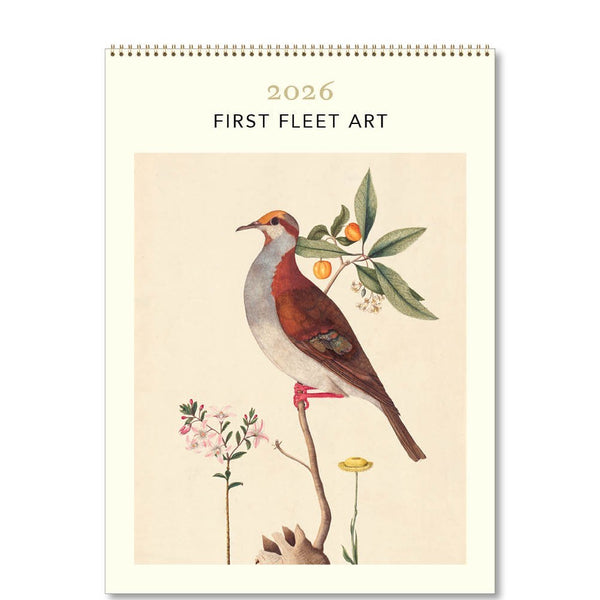 First Fleet Art George Raper Medium 2026 Wall Calendar
