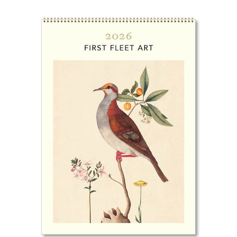 First Fleet Art George Raper Medium 2026 Wall Calendar