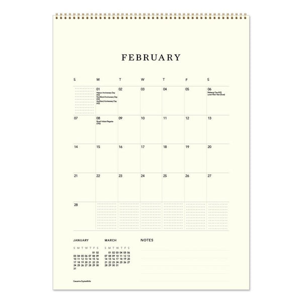 Joseph Banks Botanics HMS Endeavour 2027 Medium Wall Calendar