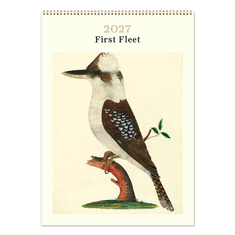 First Fleet Art George Raper Medium 2027 Wall Calendar
