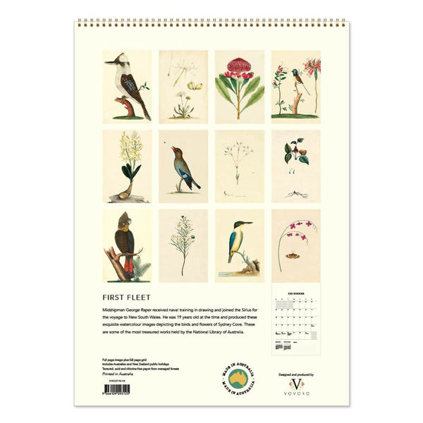 First Fleet Art George Raper 2027 Medium Wall Calendar