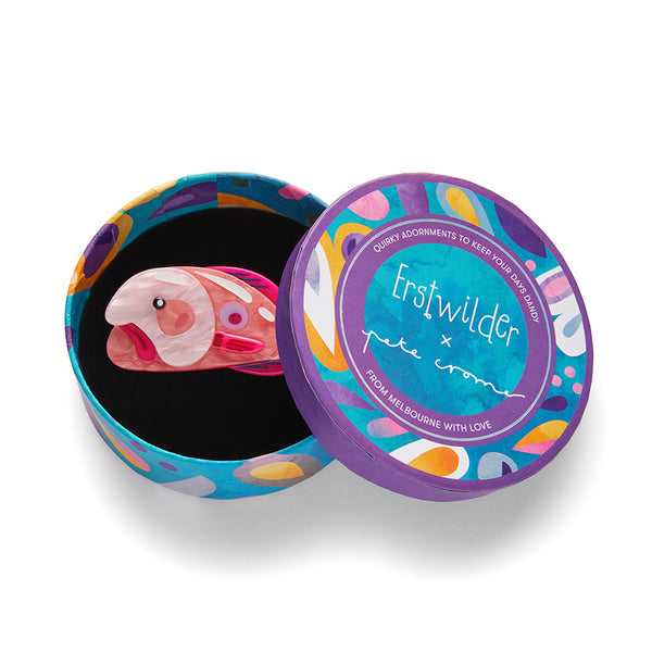 Erstwilder x Pete Cromer The Blissful Blobfish Brooch