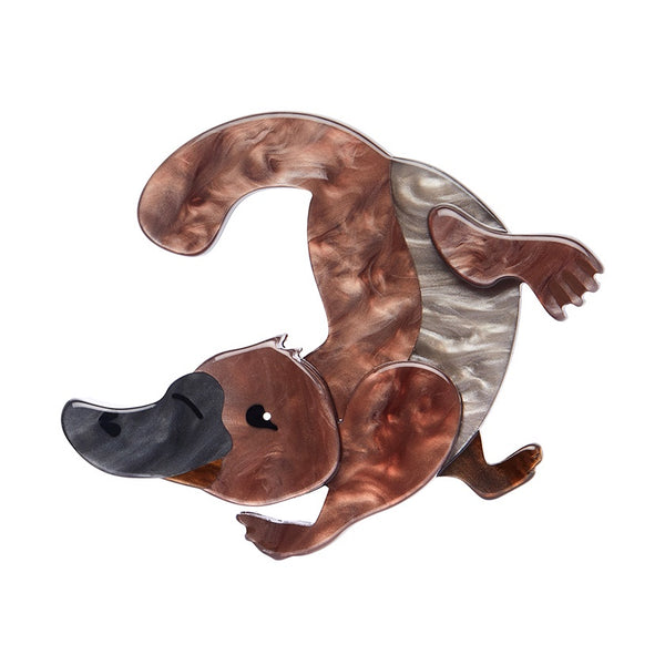 Erstwilder Puddles the Platypus Brooch