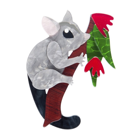 Penny the Possum Brooch