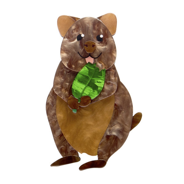 Quinn the Quokka Brooch