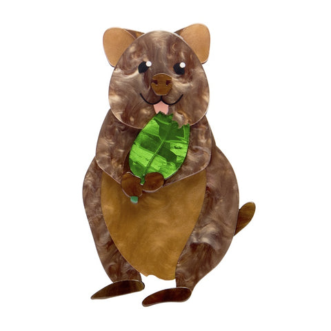 Quinn the Quokka Brooch