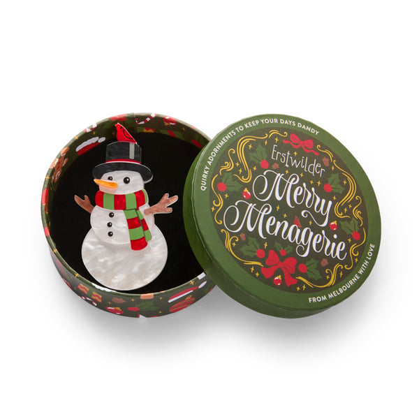 Erstwilder Frosty Fellow Brooch