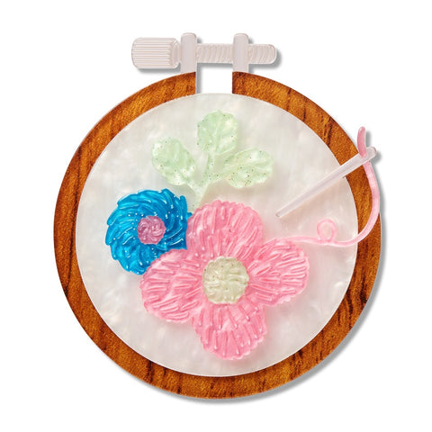 Erstwilder Stitched & Framed Brooch
