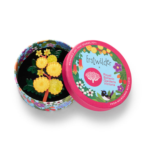Erstwilder x RBGV Sunshine Wattle Brooch