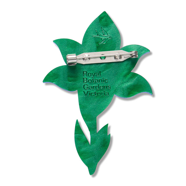 Erstwilder x RBGV Spotted Sun-Orchid Brooch