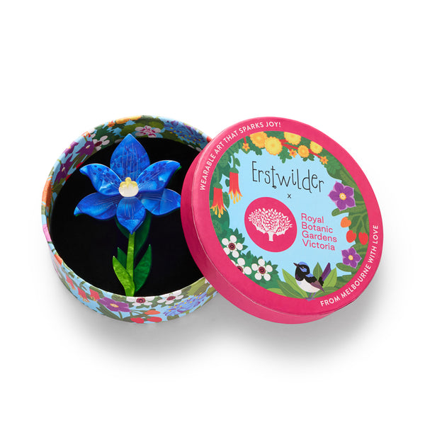 Erstwilder x RBGV Spotted Sun-Orchid Brooch