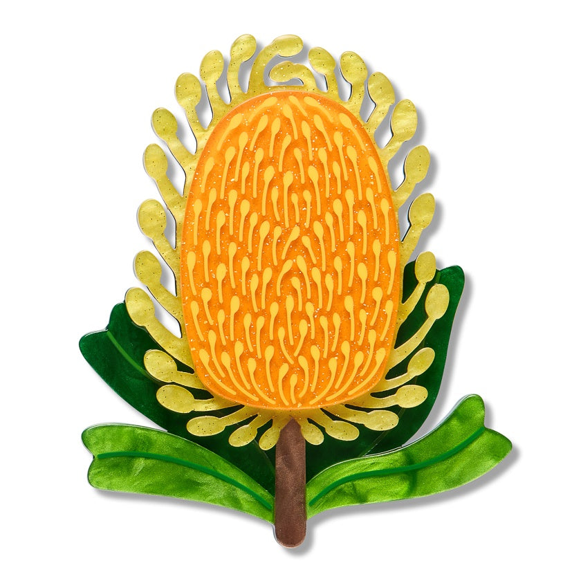 Erstwilder x RBGV Mountain Banksia Brooch