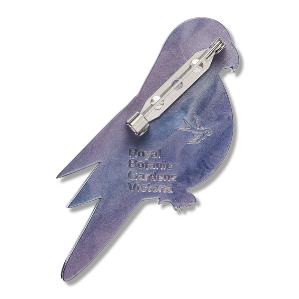 Erstwilder x RBGV Eastern Rosella Brooch