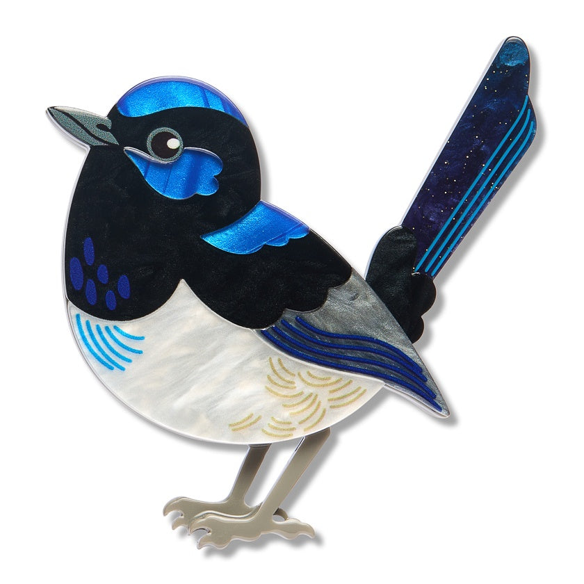 Erstwilder x RBGV Superb Fairy Wren Brooch