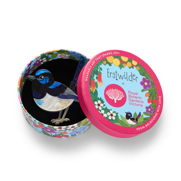 Erstwilder x RBGV Superb Fairy Wren Brooch