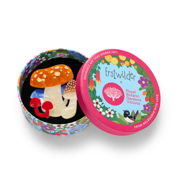 Erstwilder x RBGV Native Mushroom Medley Brooch