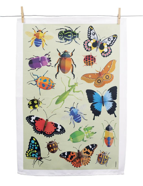 Beautiful Bugs Tea Towel