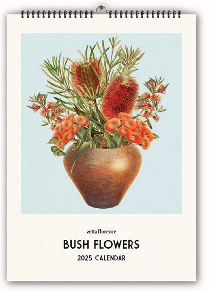 Bush Flowers 2025 Wall Calendar