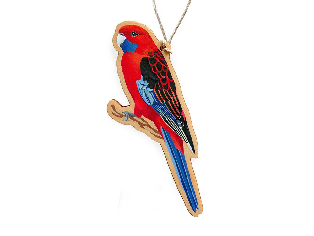 Aussie Classic Ornament - Crimson Rosella