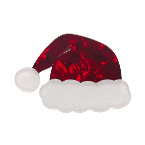 Erstwilder Santa's New Hat Mini Brooch