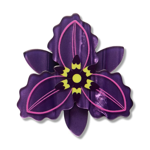 Erstwilder x RBGV Chocolate Lily Simplified Mini Brooch