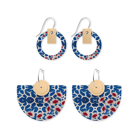 Blue Nostalgia Bell Halo Pack Earring