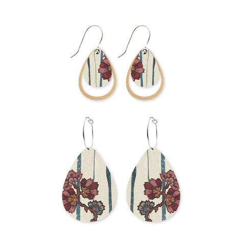 Vintage Charm Duo Tears Pack Earring