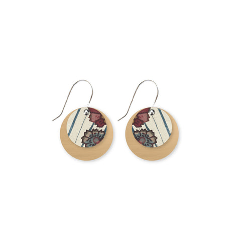 Vintage Charm Layered Circle Drop Earring