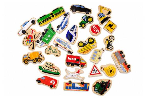 Fridge Friends Magnetic Transport Vehicles Set