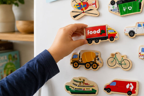 Fridge Friends Magnetic Transport Vehicles Set