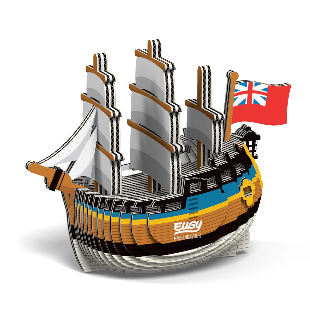 HMS Endeavour 3D Cardboard Model Kit