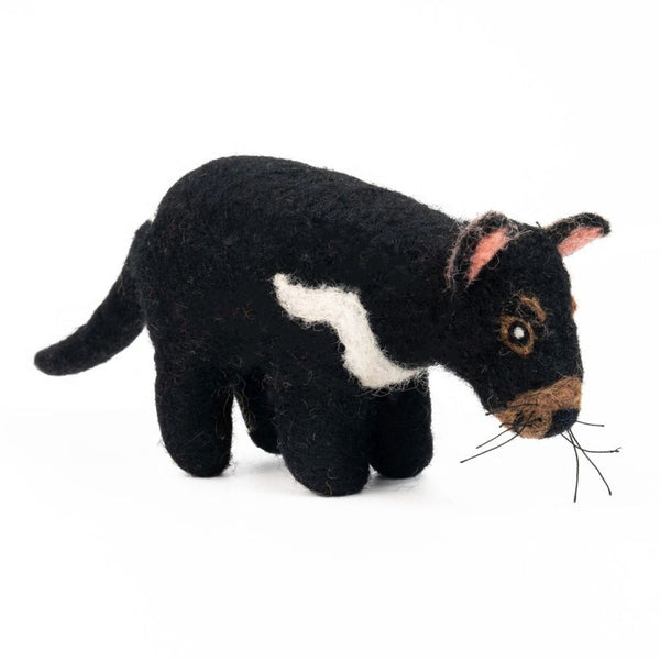 Felted Tassie Devil 100% NZ Wool