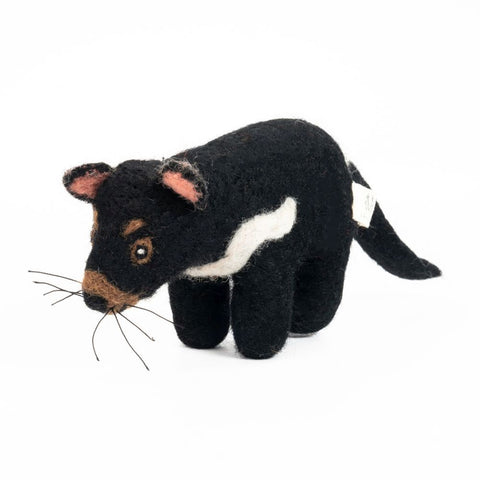 Felted Tassie Devil 100% NZ Wool