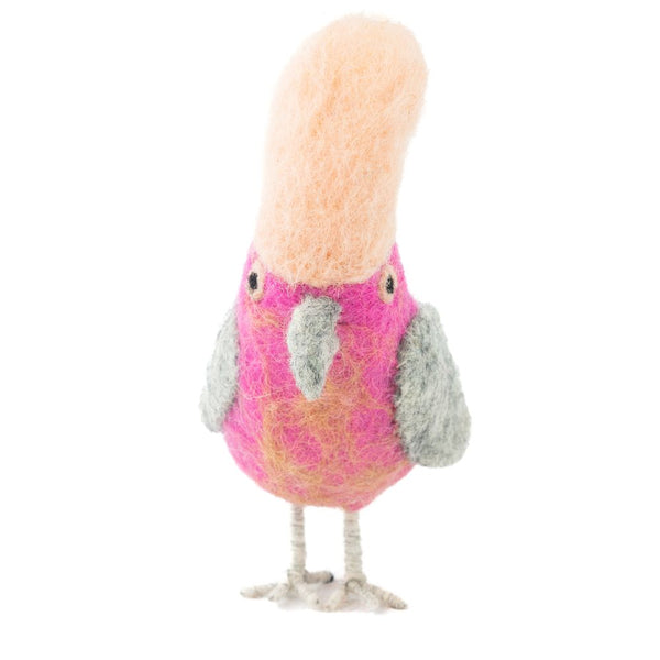 Felted Galah 100% NZ Wool