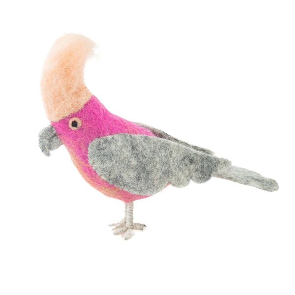 Felted Galah 100% NZ Wool