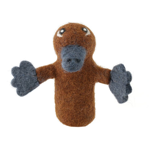 Felted Finger Puppet Platypus 100% NZ Wool