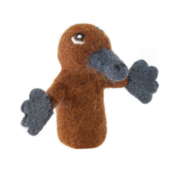Felted Finger Puppet Platypus 100% NZ Wool