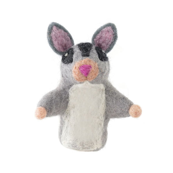 Felted Finger Puppet Sugar Glider 100% NZ Wool
