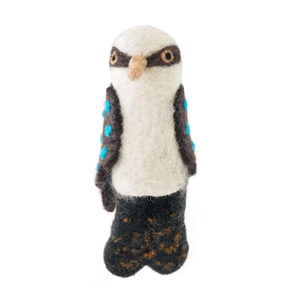 Felted Finger Puppet Kookaburra 100% NZ Wool