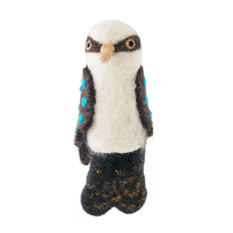 Felted Finger Puppet Kookaburra 100% NZ Wool